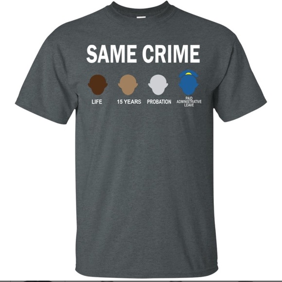 New unisex tee “ Same crime...” - Picture 2 of 2